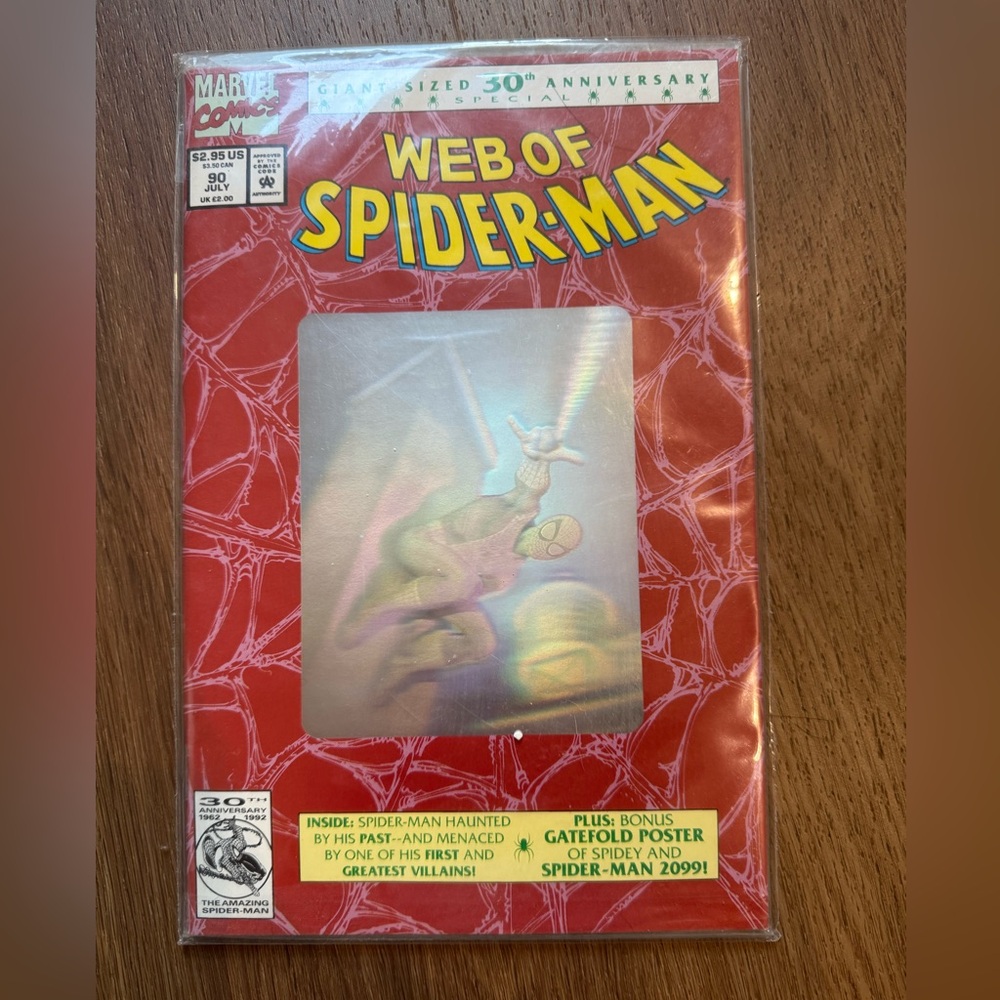 Web of SpiderMan vol no 90 comics 1992 30th